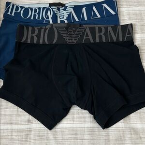 Emporio Armani Men's Boxer Briefs in Black and Navy